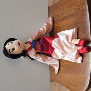 Disney Store Princess Mulan Plush 20" Soft Stuffed Doll